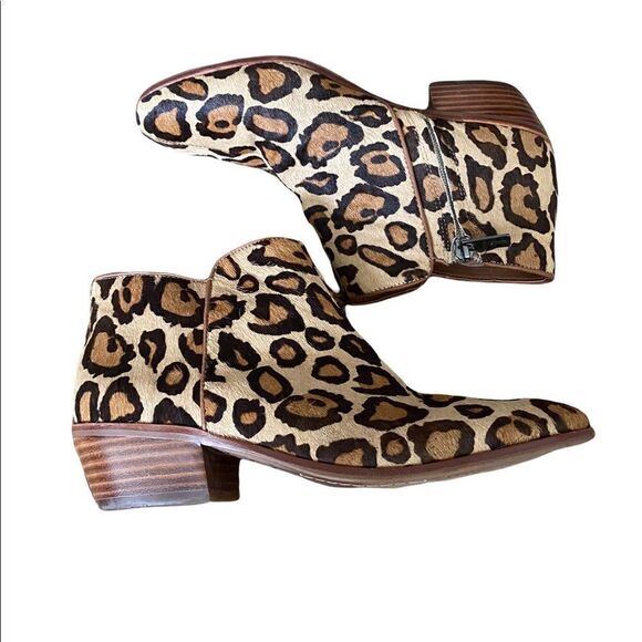 Sam Edelman | Petty Leopard Ankle Booties | 7.5 - Picture 2 of 10